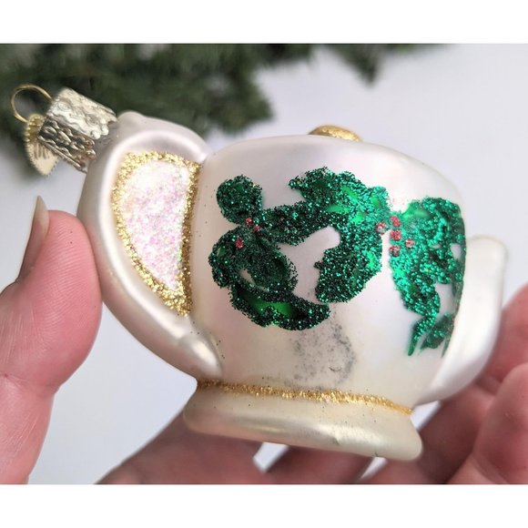 Friendship Teapot Retired Old World Christmas Ornament - Picture 7 of 7